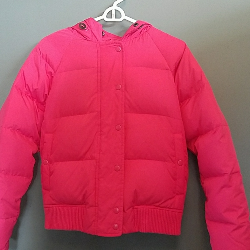 Gap down puffer s/m with hood